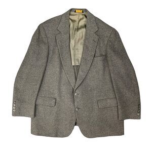 Vintage Anderson Little Strathmore Blazer Mens 44 Camel Hair 2 Button Sport Coat